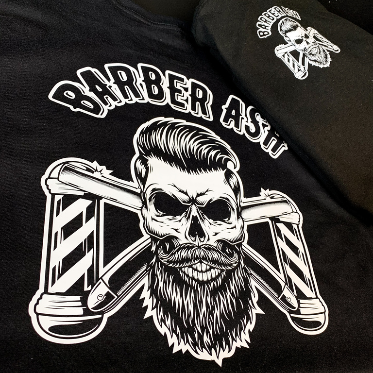 Barber Ash Screen Print T-Shirt 1
