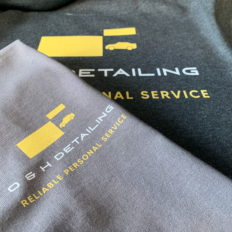 O+H Detailing Screen Print Hoodie 1