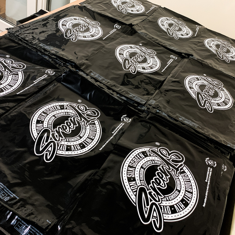 Screen Print Mailing Bags 1
