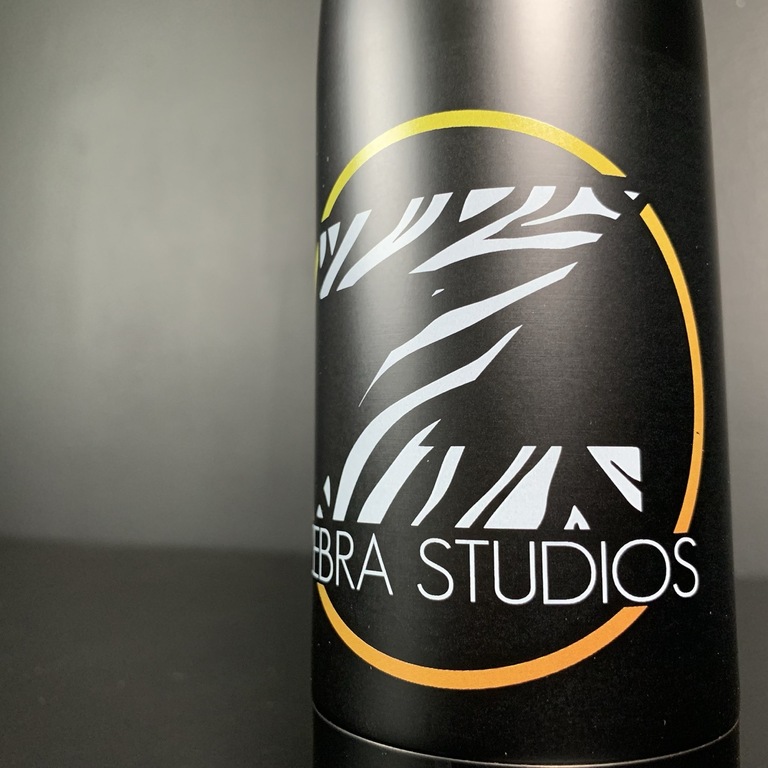 Zebra Full Colour Waterbottle Large 1